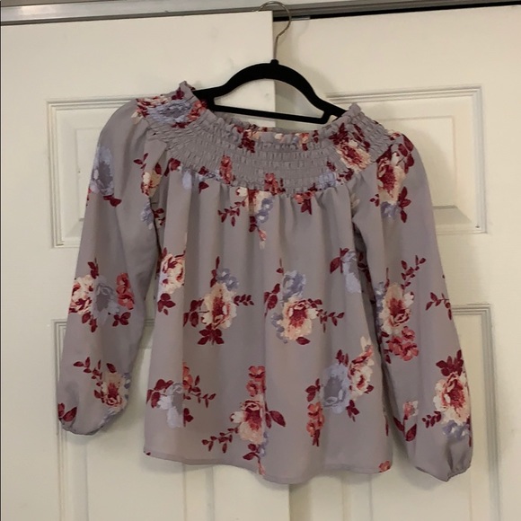 Lilac floral blouse - Picture 2 of 4